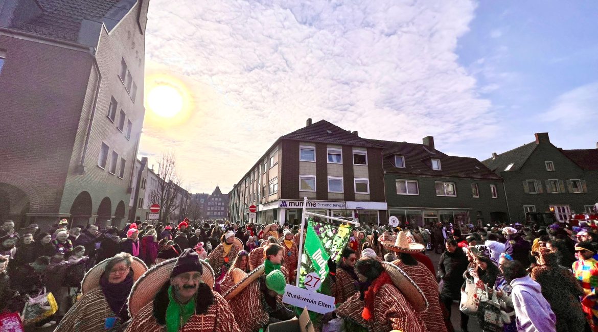 Musikverein Elten begeistert beim Tulpensonntagszug in Emmerich 2026